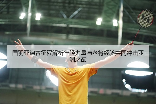 国羽亚锦赛征程解析年轻力量与老将经验共同冲击亚洲之巅
